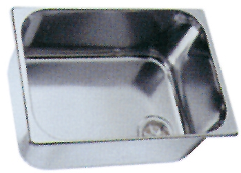 Lavello per Camper in Acciaio Inox Rettangolare 170x320 - Clicca l'immagine per chiudere